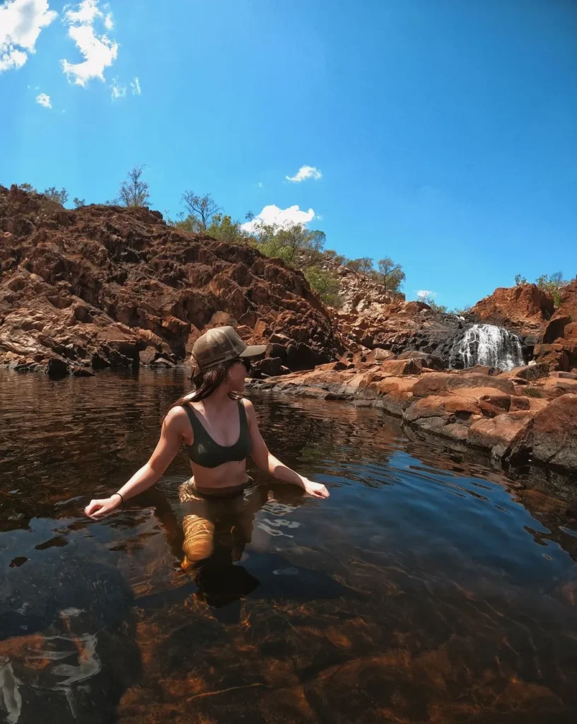 Edith Falls, Swimming