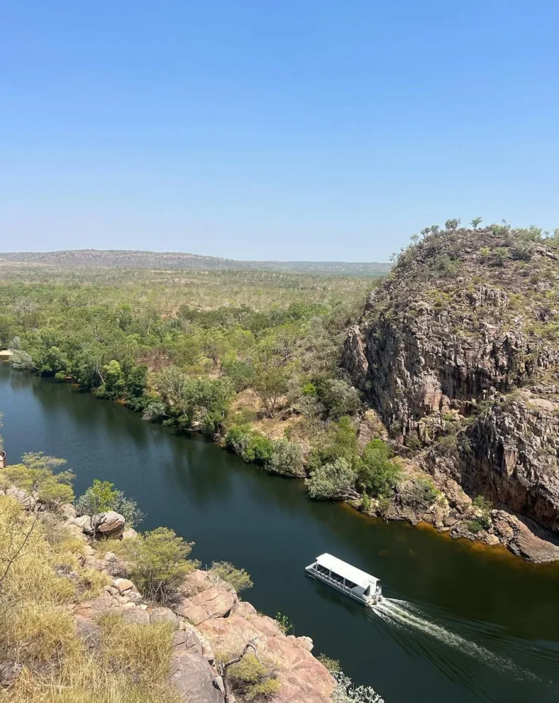 Swimming in Katherine Gorge